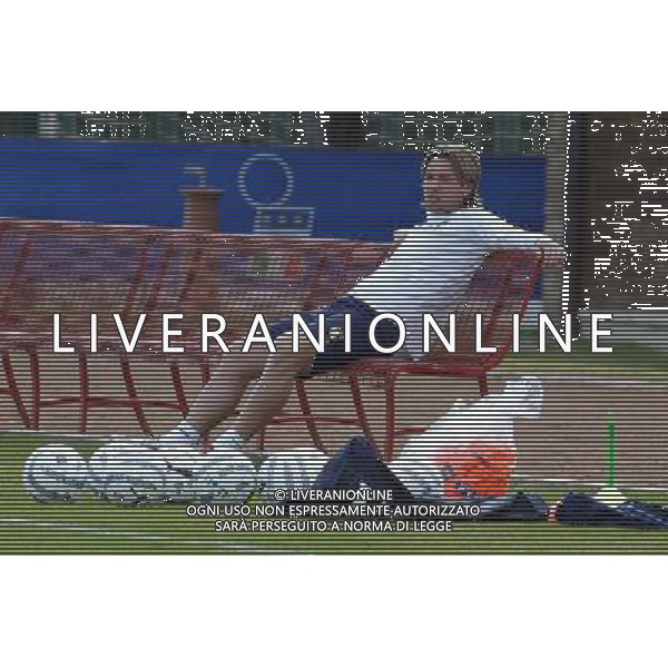 COVERCIANO 23/03/05 ALLENAMENTO DELLA NAZIONALE ITALIANA NELLA FOTO ANTONIO CASSANO PH GIANNI NUCCI/AGENZIA ALDO LIVERANI