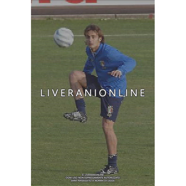 COVERCIANO 23/03/05 ALLENAMENTO DELLA NAZIONALE ITALIANA NELLA FOTO ALBERTO GILARDINO PH GIANNI NUCCI/AGENZIA ALDO LIVERANI