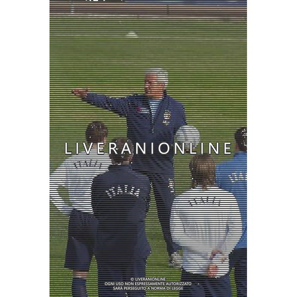 COVERCIANO 23/03/05 ALLENAMENTO DELLA NAZIONALE ITALIANA NELLA FOTO MARCELLO LIPPI PH GIANNI NUCCI/AGENZIA ALDO LIVERANI