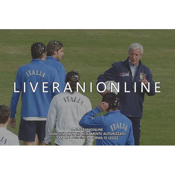 COVERCIANO 23/03/05 ALLENAMENTO DELLA NAZIONALE ITALIANA NELLA FOTO MARCELLO LIPPI PH GIANNI NUCCI/AGENZIA ALDO LIVERANI
