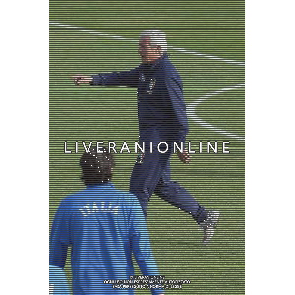 COVERCIANO 23/03/05 ALLENAMENTO DELLA NAZIONALE ITALIANA NELLA FOTO MARCELLO LIPPI PH GIANNI NUCCI/AGENZIA ALDO LIVERANI
