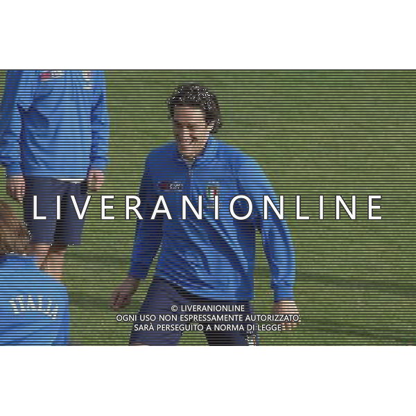 COVERCIANO 23/03/05 ALLENAMENTO DELLA NAZIONALE ITALIANA NELLA FOTO LUCA TONI PH GIANNI NUCCI/AGENZIA ALDO LIVERANI