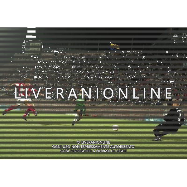 1998 COPPA DELLE COPPE VICENZA LEGIA VARSAVIA NELLA FOTO GOAL GABRIELE AMBROSETTI AG ALDO LIVERANI SAS