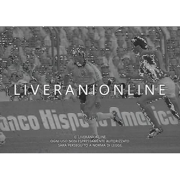 1982 MONDIALI DI CALCIO SPAGNA- ITALIA GERMANIA FINALE NELLA FOTO PIERRE LITTBARSKI E GAETANO SCIREA AG ALDO LIVERANI SAS