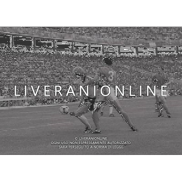 1982 MONDIALI DI CALCIO SPAGNA- ITALIA GERMANIA FINALE NELLA FOTO KARL HEINZ RUMMENIGGE E GIUSEPPE BERGOMI AG ALDO LIVERANI SAS