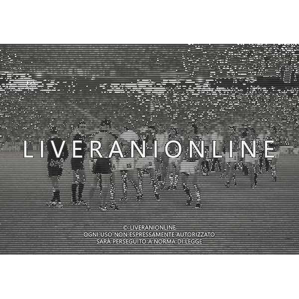 1982 MONDIALI DI CALCIO SPAGNA- ITALIA GERMANIA FINALE NELLA FOTO I GIOCATORI ITALIA A FINE GARA AG ALDO LIVERANI SAS