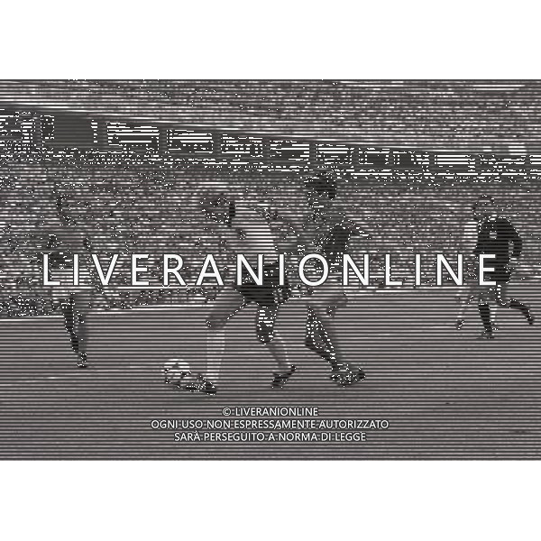 1982 MONDIALI DI CALCIO SPAGNA- ITALIA GERMANIA FINALE NELLA FOTO KARL HEINZ RUMMENIGGE E GIUSEPPE BERGOMI AG ALDO LIVERANI SAS