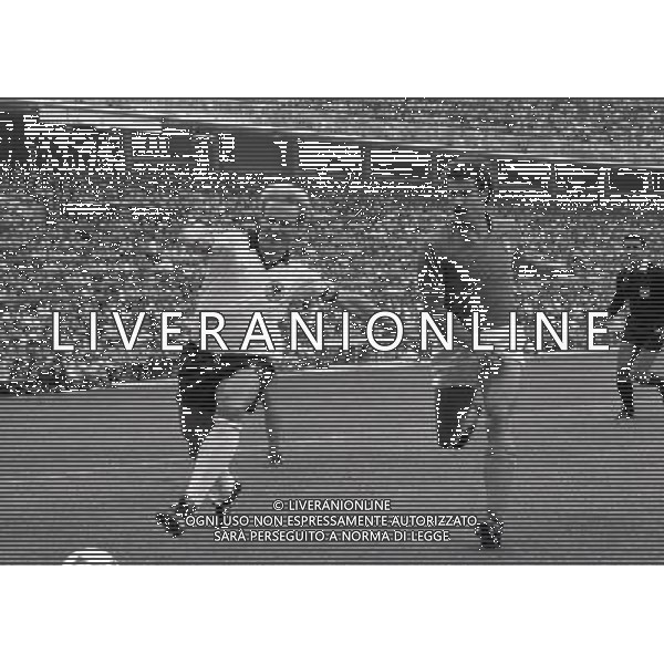 1982 MONDIALI DI CALCIO SPAGNA- ITALIA GERMANIA FINALE NELLA FOTO KARL HEINZ RUMMENIGGE E GIUSEPPE BERGOMI AG ALDO LIVERANI SAS