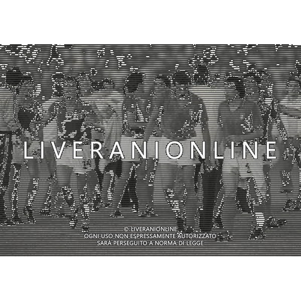 1982 MONDIALI DI CALCIO SPAGNA- ITALIA GERMANIA FINALE NELLA FOTO MARCO TARDELLI CON GIUSEPPE BERGOMI E GIAMPIERO MARINI AG ALDO LIVERANI SAS