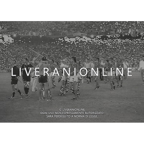 1982 MONDIALI DI CALCIO SPAGNA- ITALIA GERMANIA FINALE NELLA FOTO I GIOCATORI ITALIANI E FINE GARA AG ALDO LIVERANI SAS