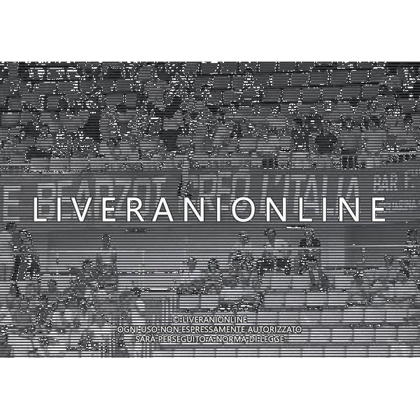 1982 MONDIALI DI CALCIO SPAGNA- ITALIA GERMANIA FINALE NELLA FOTO STRISCIONE TIFOSI ITALIA AG ALDO LIVERANI SAS