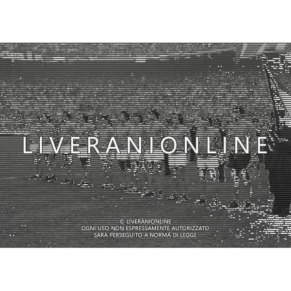 MILANO 13-11-1982 QUALIFICAZIONI MONDIALI SPAGNA 82 ITALIA 2-CECOSLOVACCHIA 2 NELLA FOTO DINO ZOFF-BRUNO CONTI-GIAMPIERO MARINI-ALESSANDRO ALTOBELLI-GIANCARLO ANTOGNONI- CLAUDIO GENTILE-PAOLO ROSSI-GAETANO SCIREA-GIUSEPPE BERGOMI-FULVIO COLLOVATI E MARCO TARDELLI AG ALDO LIVERANI SAS