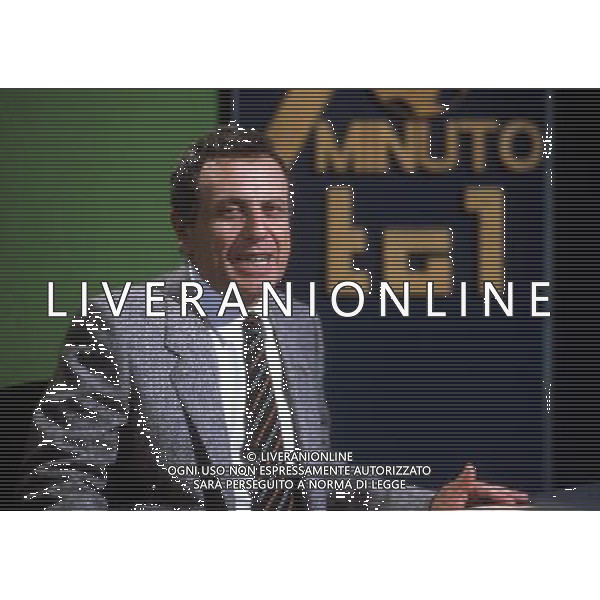 RETROSPETTIVA PAOLO VALENTI GIORNALISTA TELEVISIVO NELLA FOTO PAOLO VALENTI AG ALDO LIVERANI SAS