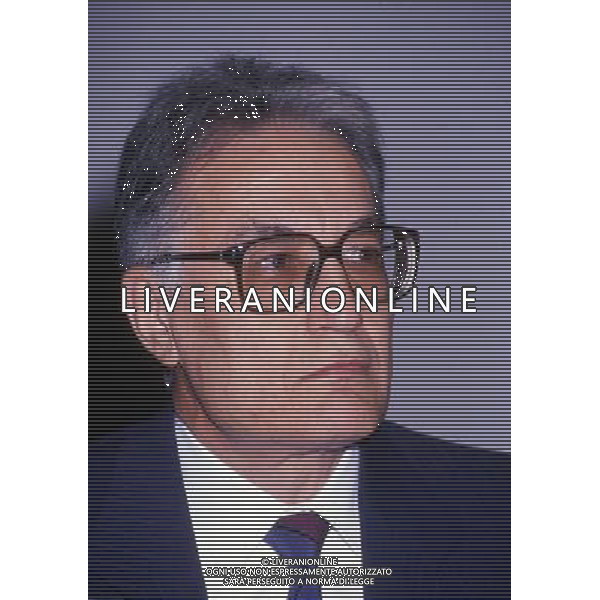 RETROSPETTIVA PIERO SCHLESINGER GIURISTA BANCHIERE E SAGGISTA ITALIANO NELLA FOTO PIERO SCHLESINGER AG ALDO LIVERANI SAS