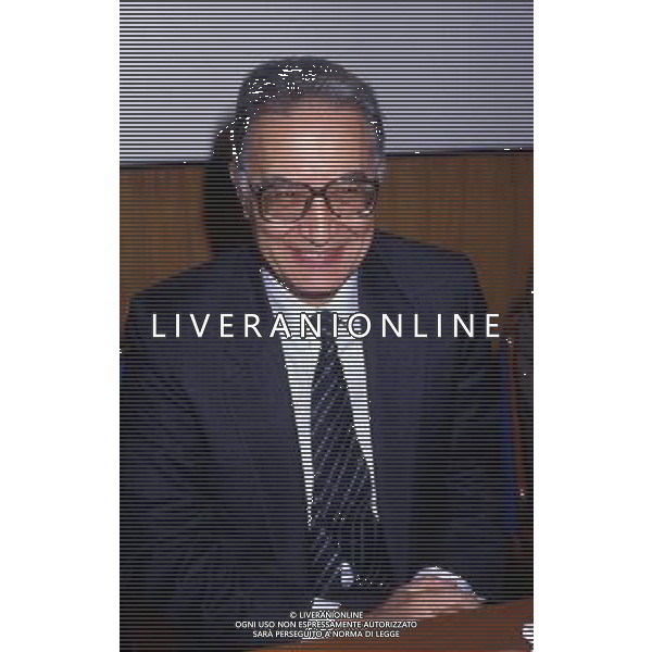 RETROSPETTIVA PIERO SCHLESINGER GIURISTA BANCHIERE E SAGGISTA ITALIANO NELLA FOTO PIERO SCHLESINGER AG ALDO LIVERANI SAS