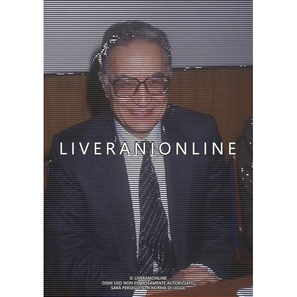 RETROSPETTIVA PIERO SCHLESINGER GIURISTA BANCHIERE E SAGGISTA ITALIANO NELLA FOTO PIERO SCHLESINGER AG ALDO LIVERANI SAS