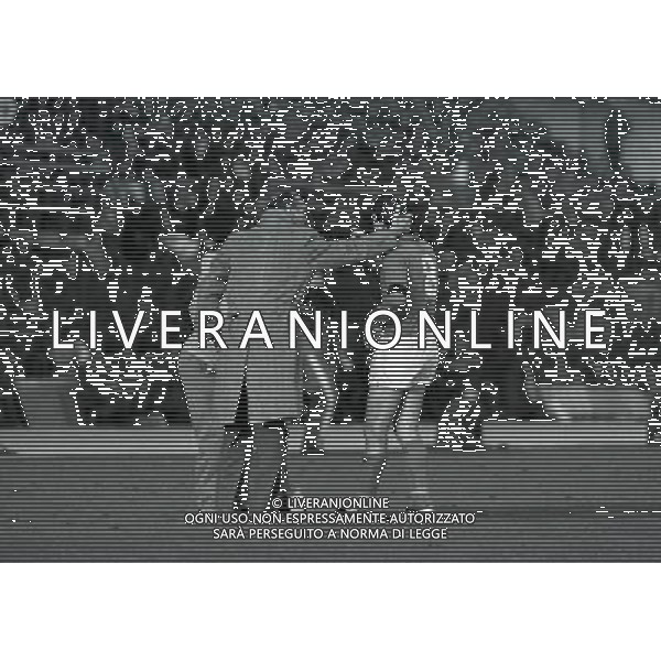 04-12- 1982 FIRENZE ITALIA ROMANIA QUALIFICAZIONI EUROPEI NELLA FOTO ENZO BEARZOT E MARCO TARDELLI AG ALDO LIVERANI SAS