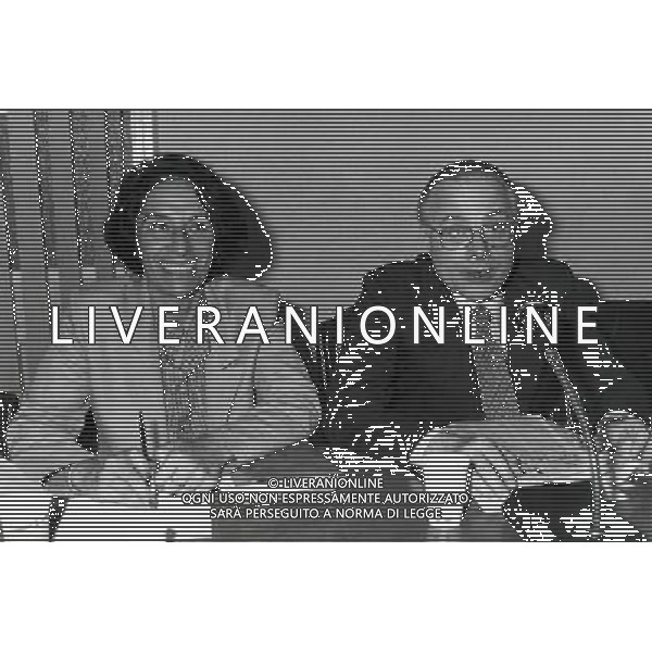 Lelio Lagorio politico italiano - Retrospettiva - nella foto con Elena Marinucci alla Direzione del PSI ©ARCHIVIO / AGENZIA ALDO LIVERANI SAS 