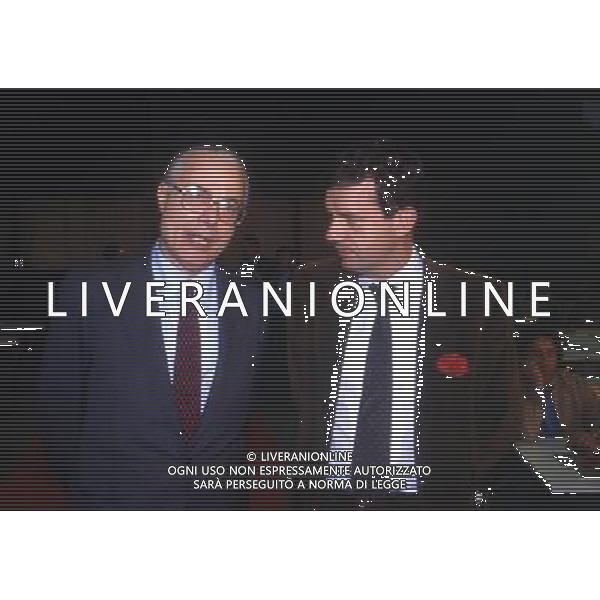 Lelio Lagorio politico italiano - Retrospettiva - nella foto con Valdo Spini nel 1987 ©ARCHIVIO / AGENZIA ALDO LIVERANI SAS 