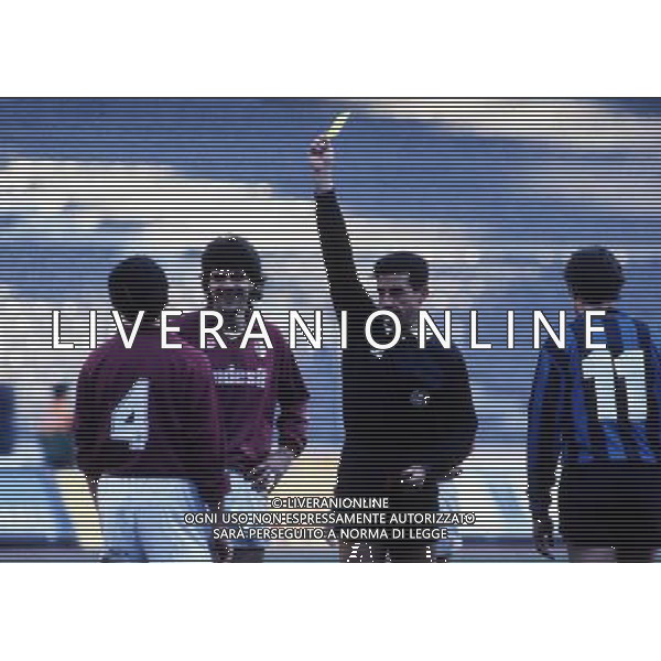 RETROSPETTIVA ROSARIO LO BELLO ARBITRO CALCIO NELLA FOTO ROSARIO LO BELLO AG ALDO LIVERANI SAS