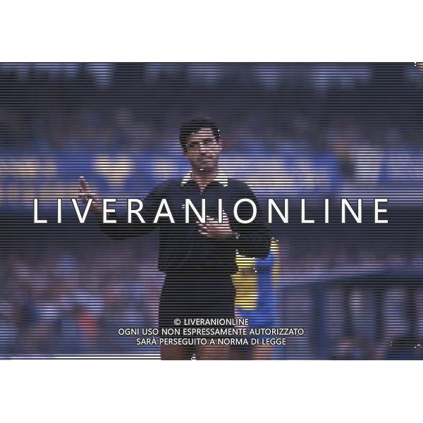 RETROSPETTIVA ROSARIO LO BELLO ARBITRO CALCIO NELLA FOTO ROSARIO LO BELLO AG ALDO LIVERANI SAS