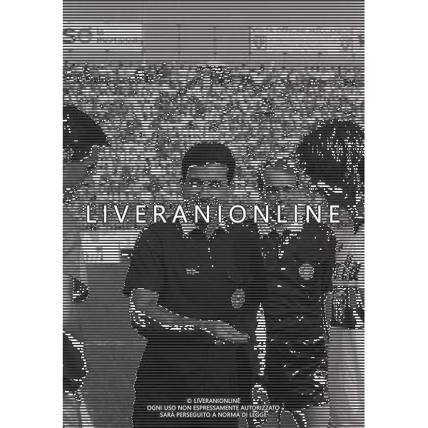 RETROSPETTIVA ROSARIO LO BELLO ARBITRO CALCIO NELLA FOTO ROSARIO LO BELLO CON CITTERIO E SIGNORINI AG ALDO LIVERANI SAS