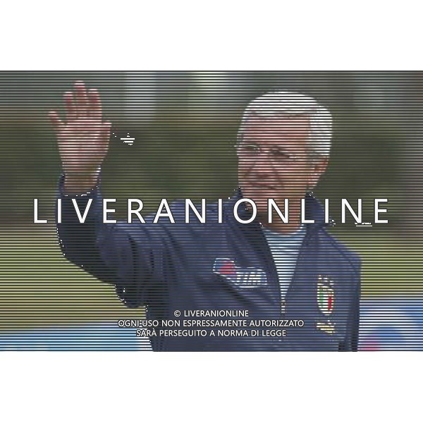 COVERCIANO 24/03/05 ALLENAMENTO DELLA NAZIONALE ITALIANA NELLA FOTO MARCELLO LIPPI PH GIANNI NUCCI/AGENZIA ALDO LIVERANI