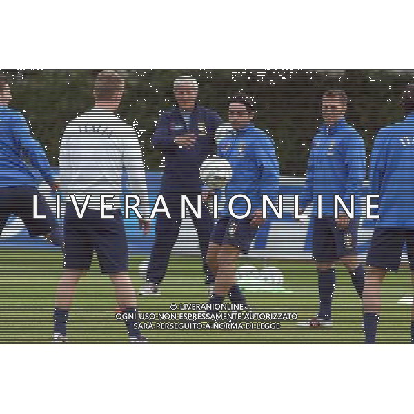 COVERCIANO 24/03/05 ALLENAMENTO DELLA NAZIONALE ITALIANA NELLA FOTO MAURO ESPOSITO PH GIANNI NUCCI/AGENZIA ALDO LIVERANI