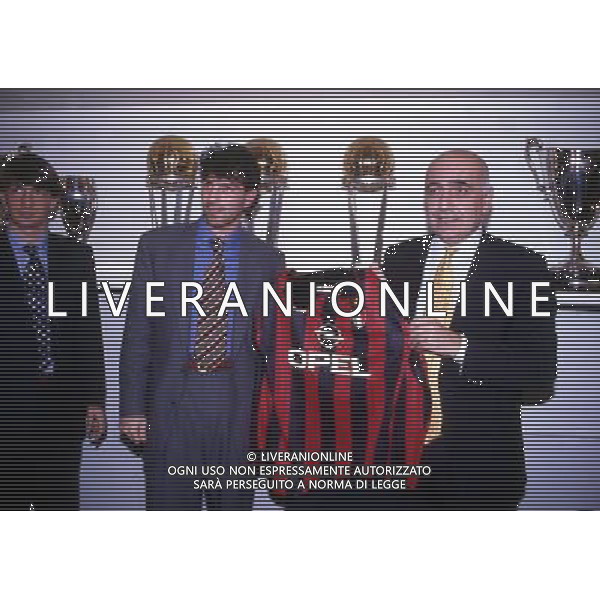 RETROSPETIIVA ADRIANO GALLIANI DIRIGENTE MILAN NELLA FOTO ADRIANO GALLIANI CON ALESSANDRO MELLI AG ALDO LIVERANI SAS