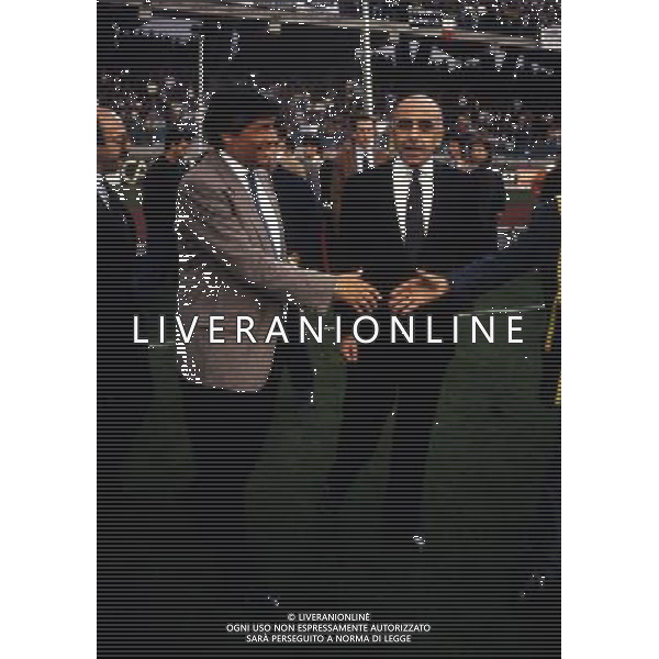RETROSPETIIVA ADRIANO GALLIANI DIRIGENTE MILAN NELLA FOTO ADRIANO GALLIANI CON LUCIANO NIZZOLA AG ALDO LIVERANI SAS