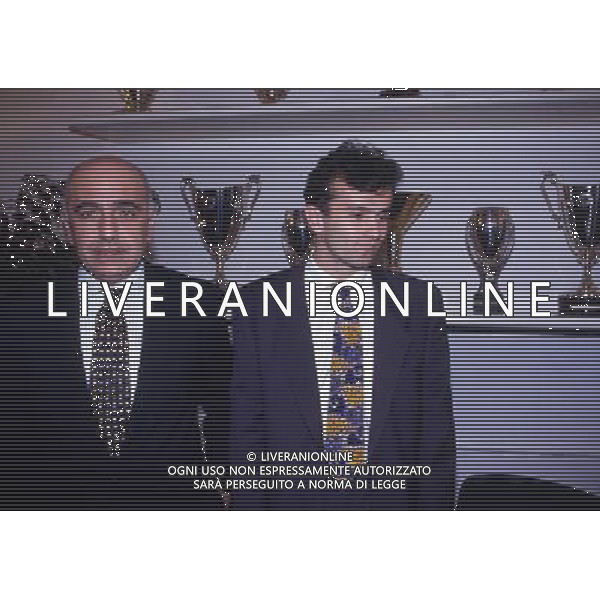 RETROSPETIIVA ADRIANO GALLIANI DIRIGENTE MILAN NELLA FOTO ADRIANO GALLIANI CON DEJAN SAVICEVIC AG ALDO LIVERANI SAS