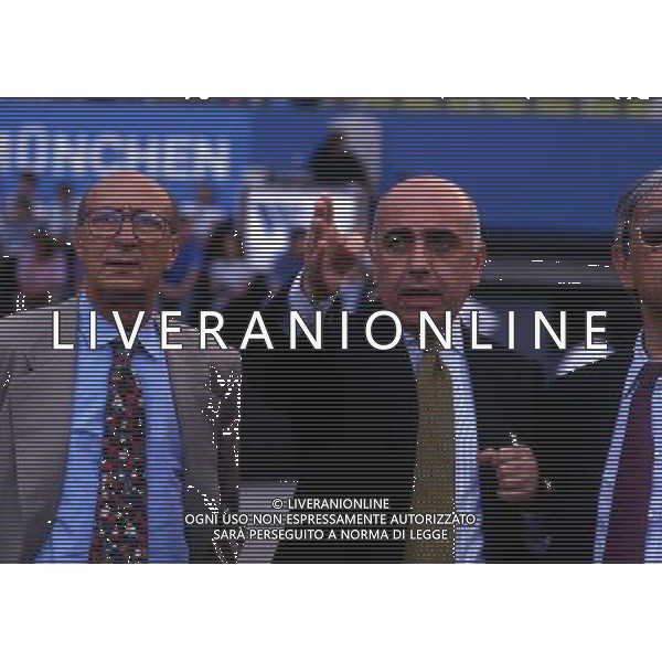 RETROSPETIIVA ADRIANO GALLIANI DIRIGENTE MILAN NELLA FOTO ADRIANO GALLIANI CON GIGI VESIGNA AG ALDO LIVERANI SAS