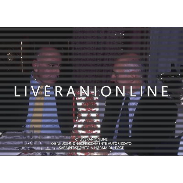 RETROSPETIIVA ADRIANO GALLIANI DIRIGENTE MILAN NELLA FOTO ADRIANO GALLIANI CON ARRIGO SACCHI AG ALDO LIVERANI SAS