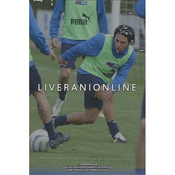 COVERCIANO 24/03/05 ALLENAMENTO DELLA NAZIONALE ITALIANA NELLA FOTO MAURO ESPOSITO PH GIANNI NUCCI/AGENZIA ALDO LIVERANI