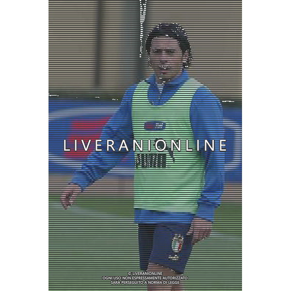 COVERCIANO 24/03/05 ALLENAMENTO DELLA NAZIONALE ITALIANA NELLA FOTO MAURO ESPOSITO PH GIANNI NUCCI/AGENZIA ALDO LIVERANI