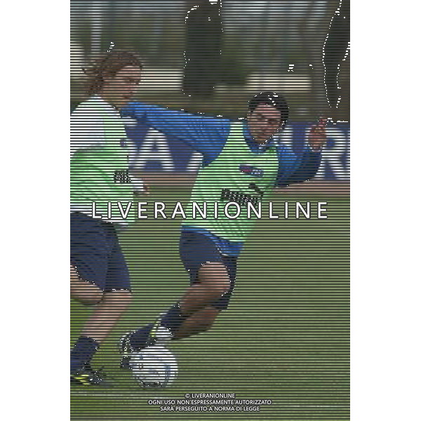 COVERCIANO 24/03/05 ALLENAMENTO DELLA NAZIONALE ITALIANA NELLA FOTO MAURO ESPOSITO PH GIANNI NUCCI/AGENZIA ALDO LIVERANI