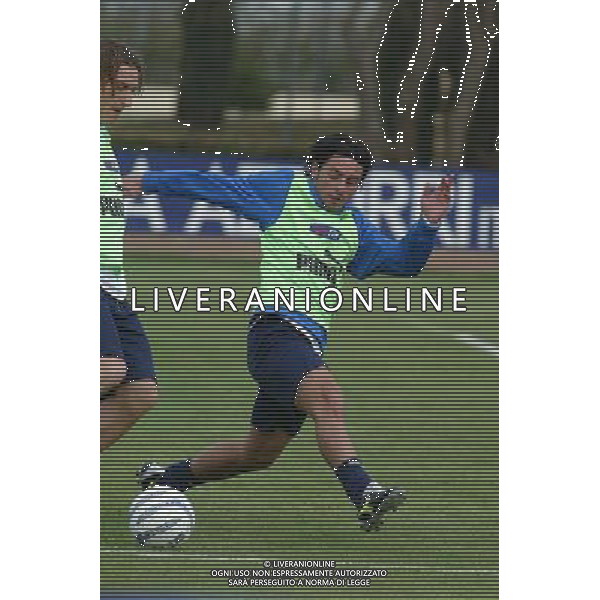 COVERCIANO 24/03/05 ALLENAMENTO DELLA NAZIONALE ITALIANA NELLA FOTO MAURO ESPOSITO PH GIANNI NUCCI/AGENZIA ALDO LIVERANI