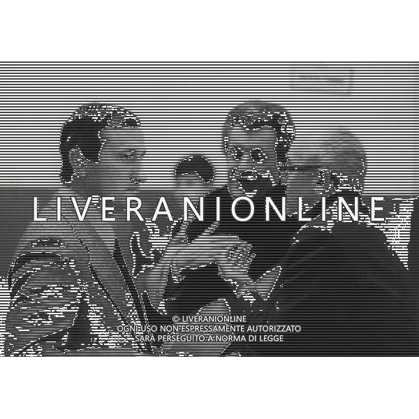 RETROSPETTIVA DUINA VITTORIO PRESIDENTE MILAN CALCIO NELLA FOTO PIPPO MARCHIORO E VITTORIO DUINA AG ALDO LIVERANI SAS