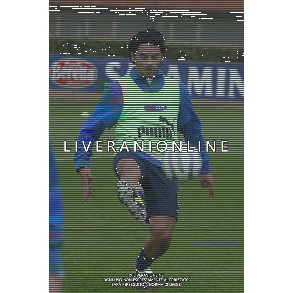 COVERCIANO 24/03/05 ALLENAMENTO DELLA NAZIONALE ITALIANA NELLA FOTO MAURO ESPOSITO PH GIANNI NUCCI/AGENZIA ALDO LIVERANI