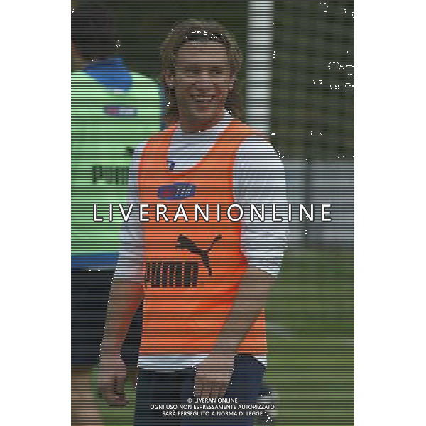 COVERCIANO 24/03/05 ALLENAMENTO DELLA NAZIONALE ITALIANA NELLA FOTO ANTONIO CASSANO PH GIANNI NUCCI/AGENZIA ALDO LIVERANI