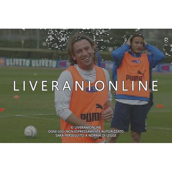 COVERCIANO 24/03/05 ALLENAMENTO DELLA NAZIONALE ITALIANA NELLA FOTO ANTONIO CASSANO PH GIANNI NUCCI/AGENZIA ALDO LIVERANI