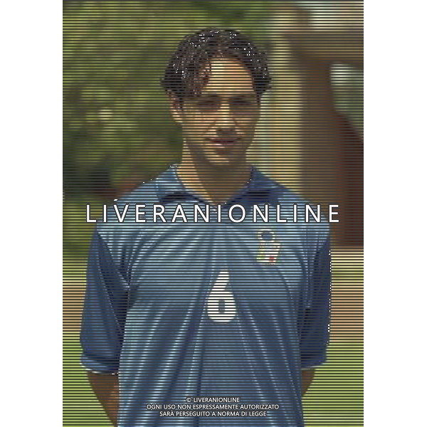 COVERCIANO 30-05-1998 RITIRO NAZIONALE ITALIANA PREPARAZIONE AI MONDIALI DI FRANCIA 1998 NELLA FOTO ALESSANDRO NESTA AG ALDO LIVERANI SAS