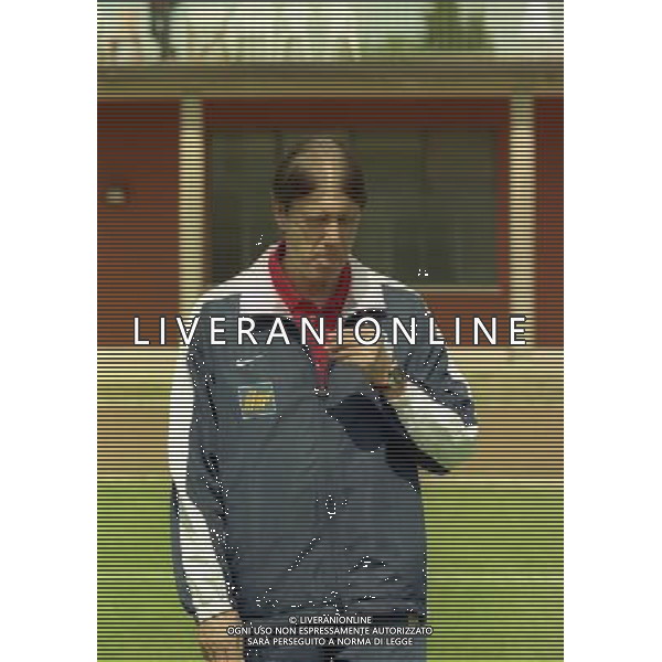 COVERCIANO 30-05-1998 RITIRO NAZIONALE ITALIANA PREPARAZIONE AI MONDIALI DI FRANCIA 1998 NELLA FOTO CESARE MALDINI AG ALDO LIVERANI SAS