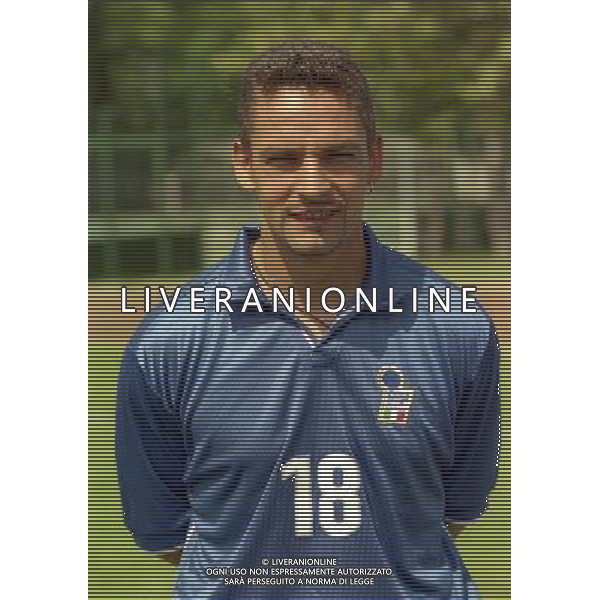 COVERCIANO 30-05-1998 RITIRO NAZIONALE ITALIANA PREPARAZIONE AI MONDIALI DI FRANCIA 1998 NELLA FOTO ROBERTO BAGGIO AG ALDO LIVERANI SAS