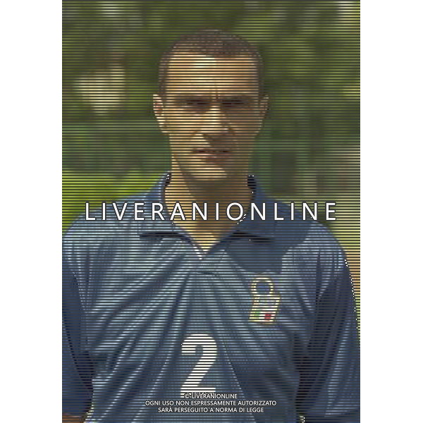 COVERCIANO 30-05-1998 RITIRO NAZIONALE ITALIANA PREPARAZIONE AI MONDIALI DI FRANCIA 1998 NELLA FOTO GIUSEPPE BERGOMI AG ALDO LIVERANI SAS