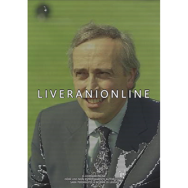 COVERCIANO 30-05-1998 RITIRO NAZIONALE ITALIANA PREPARAZIONE AI MONDIALI DI FRANCIA 1998 NELLA FOTO GIANCARLO ABETE AG ALDO LIVERANI SAS