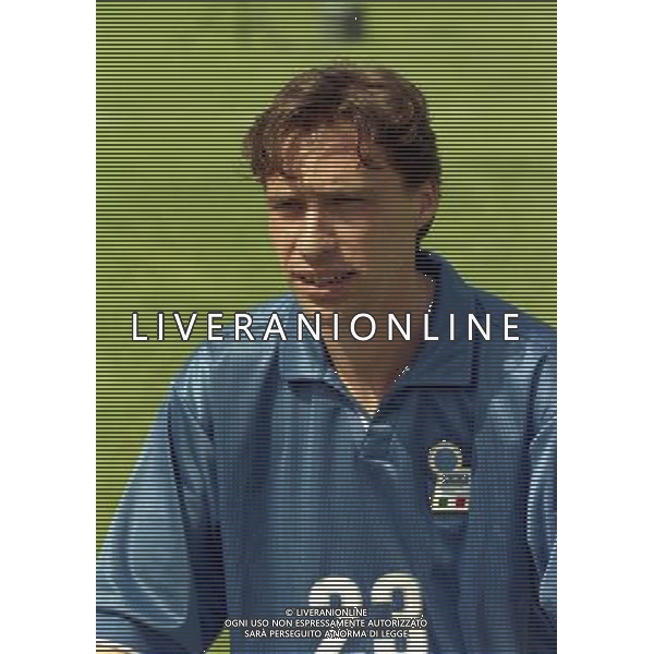 COVERCIANO 30-05-1998 RITIRO NAZIONALE ITALIANA PREPARAZIONE AI MONDIALI DI FRANCIA 1998 NELLA FOTO ENRICO CHIESA AG ALDO LIVERANI SAS