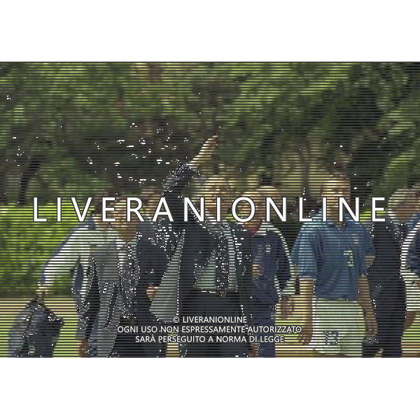 COVERCIANO 30-05-1998 RITIRO NAZIONALE ITALIANA PREPARAZIONE AI MONDIALI DI FRANCIA 1998 NELLA FOTO GIGI RIVA AG ALDO LIVERANI SAS