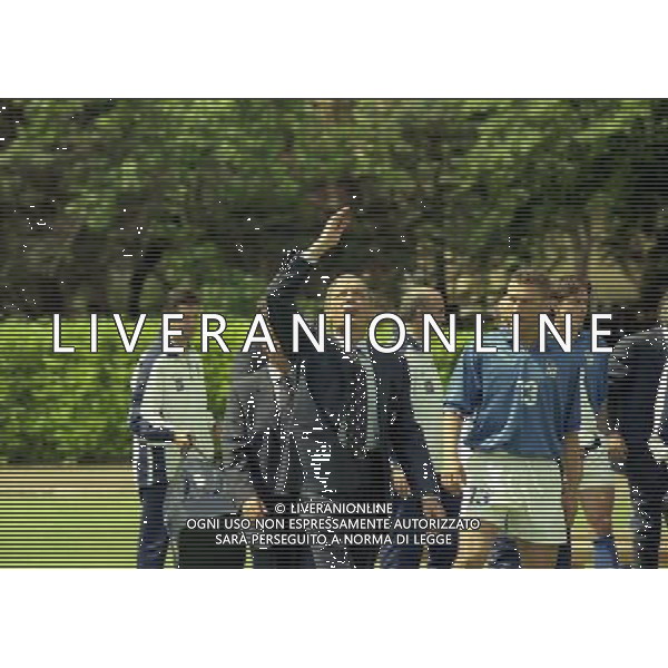 COVERCIANO 30-05-1998 RITIRO NAZIONALE ITALIANA PREPARAZIONE AI MONDIALI DI FRANCIA 1998 NELLA FOTO GIGI RIVA AG ALDO LIVERANI SAS