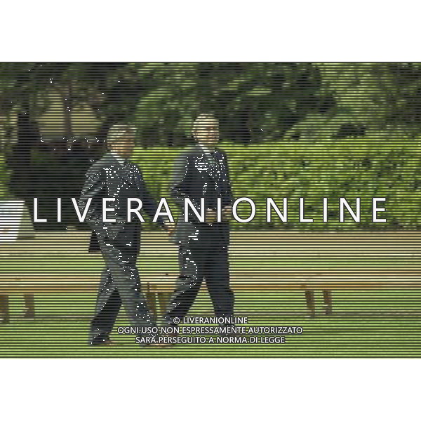 COVERCIANO 30-05-1998 RITIRO NAZIONALE ITALIANA PREPARAZIONE AI MONDIALI DI FRANCIA 1998 NELLA FOTO LUCIANO NIZZOLA E GIANCARLO ABETE AG ALDO LIVERANI SAS